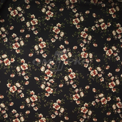 Плательная ткань "Фламенко" 3.1, 80 гр/м2, шир.150 см, принт растительный - купить в Энгельсе. Цена 239.03 руб.