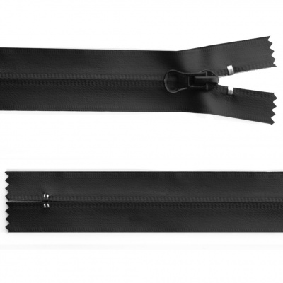 Молния водонепроницаемая PVC Т-7, 18 см, неразъемная, цвет чёрный - купить в Энгельсе. Цена: 21.20 руб.