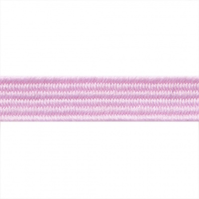 Резиновые нити с текстильным покрытием, шир. 6 мм ( упак.30 м/уп), цв.- 80-розовый - купить в Энгельсе. Цена: 155.22 руб.