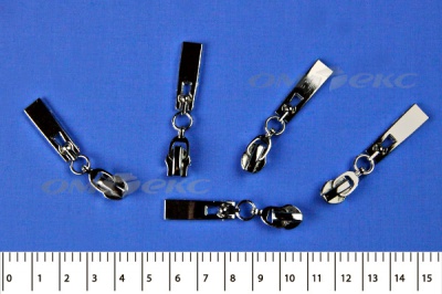 Слайдер декоративный, металлический №1/спираль Т7/никель - купить в Энгельсе. Цена: 6.29 руб.