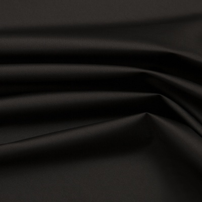 Курточная ткань Дюэл (дюспо), PU/WR/Milky, 80 гр/м2, шир.150см, цвет чёрный - купить в Энгельсе. Цена 141.80 руб.