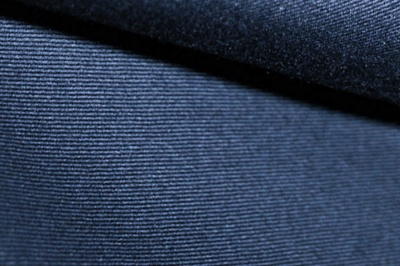 Ткань костюмная 8874/3, цвет темно-синий, 100% полиэфир - купить в Энгельсе. Цена 433.60 руб.