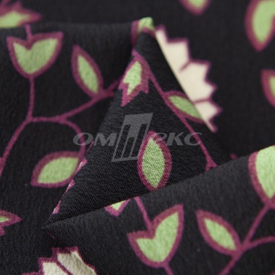 Плательная ткань "Фламенко" 10.1, 80 гр/м2, шир.150 см, принт растительный - купить в Энгельсе. Цена 241.49 руб.