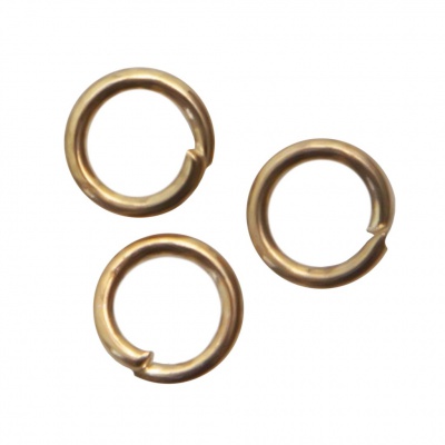 Кольцо  соединительное для бижутерии 4 мм, цв.-золото - купить в Энгельсе. Цена: 0.41 руб.