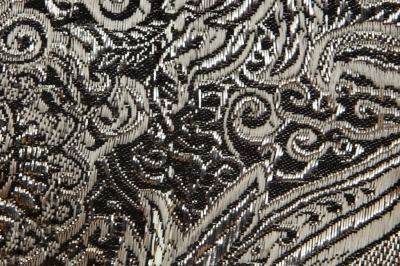 Ткань костюмная жаккард №11, 140 гр/м2, шир.150см, цвет тем.серебро - купить в Энгельсе. Цена 383.29 руб.