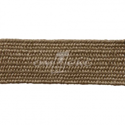 Тесьма отделочная полипропиленовая плетеная эластичная #2, шир. 40мм, цв.- соломенный - купить в Энгельсе. Цена: 50.99 руб.