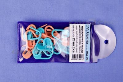 Кольцо маркировочное пластик МКL-12, 30 мм для вязания (12 шт) - купить в Энгельсе. Цена: 119.89 руб.