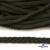 Шнур плетеный d-6 мм круглый, 70% хлопок 30% полиэстер, уп.90+/-1 м, цв.1075-хаки - купить в Энгельсе. Цена: 588 руб.