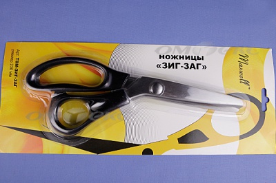 Ножницы ЗИГ-ЗАГ "MAXWELL" 230 мм - купить в Энгельсе. Цена: 1 041.25 руб.