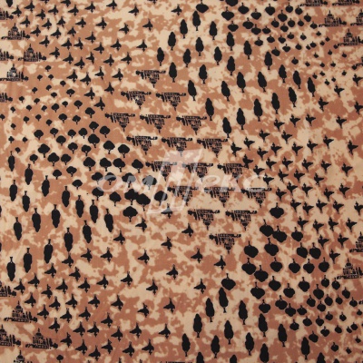 Плательная ткань "Софи" 12.2, 75 гр/м2, шир.150 см, принт этнический - купить в Энгельсе. Цена 241.49 руб.