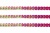 Пайетки "ОмТекс" на нитях, CREAM, 6 мм С / упак.73+/-1м, цв. 89 - розовый - купить в Энгельсе. Цена: 468.37 руб.