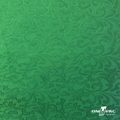 Ткань жаккард королевский, 100% полиэстр 180 г/м 2, шир.150 см, цв-зеленый - купить в Энгельсе. Цена 293.39 руб.