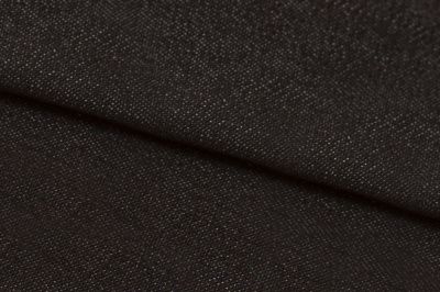 Ткань джинсовая №96, 160 гр/м2, шир.148см, цвет чёрный - купить в Энгельсе. Цена 350.42 руб.