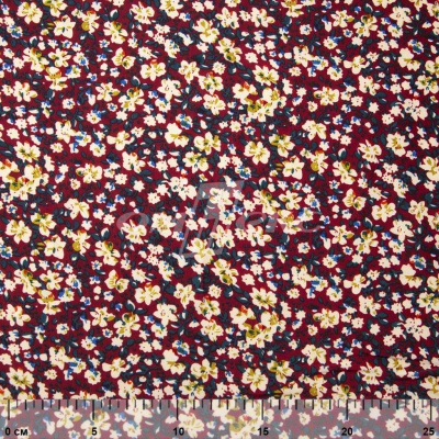 Плательная ткань "Софи" 5.1, 75 гр/м2, шир.150 см, принт растительный - купить в Энгельсе. Цена 243.96 руб.