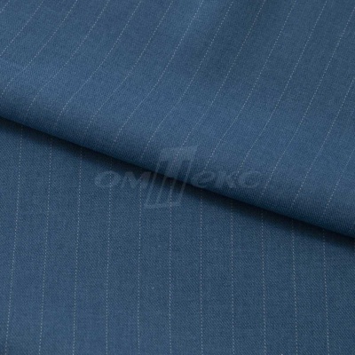Костюмная ткань "Жаклин", 188 гр/м2, шир. 150 см, цвет серо-голубой - купить в Энгельсе. Цена 426.49 руб.