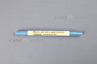 Маркер двухсторонний смывающийся для ткани RA-002 голубой - купить в Энгельсе. Цена: 207.84 руб.