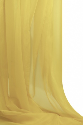 Портьерный капрон 12-0826, 47 гр/м2, шир.300см, цвет св.жёлтый - купить в Энгельсе. Цена 137.27 руб.