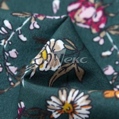 Плательная ткань "Фламенко" 6.1, 80 гр/м2, шир.150 см, принт растительный - купить в Энгельсе. Цена 241.49 руб.