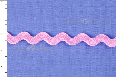 Тесьма плетеная "Вьюнчик"/бл.розовый - купить в Энгельсе. Цена: 37.25 руб.