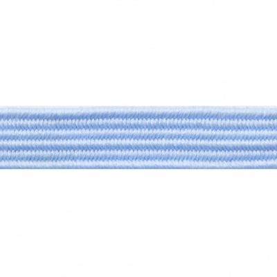 Резиновые нити с текстильным покрытием, шир. 6 мм ( упак.30 м/уп), цв.- 108-голубой - купить в Энгельсе. Цена: 155.22 руб.