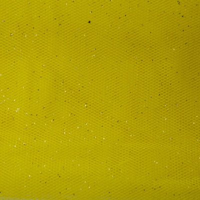 Сетка Глиттер, 24 г/м2, шир.145 см., желтый - купить в Энгельсе. Цена 117.24 руб.