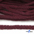 Шнур плетеный d-6 мм круглый, 70% хлопок 30% полиэстер, уп.90+/-1 м, цв.1070-бордовый - купить в Энгельсе. Цена: 588 руб.